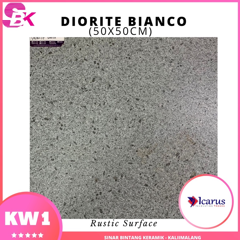 Pasti murah Keramik Lantai Teras dan Garasi 50x50 Diorite FRM