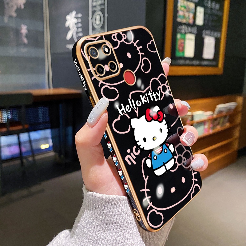 Case Ponsel untuk Realme C12 C11 2020 C15 C25 C25s Narzo 20 30A 50A Case ponsel HP pelindung kamera 