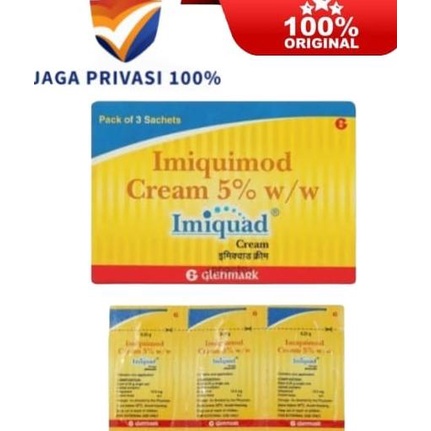 Imiquad Imiquimod cream kutil kelamin, mengobati kanker kulit