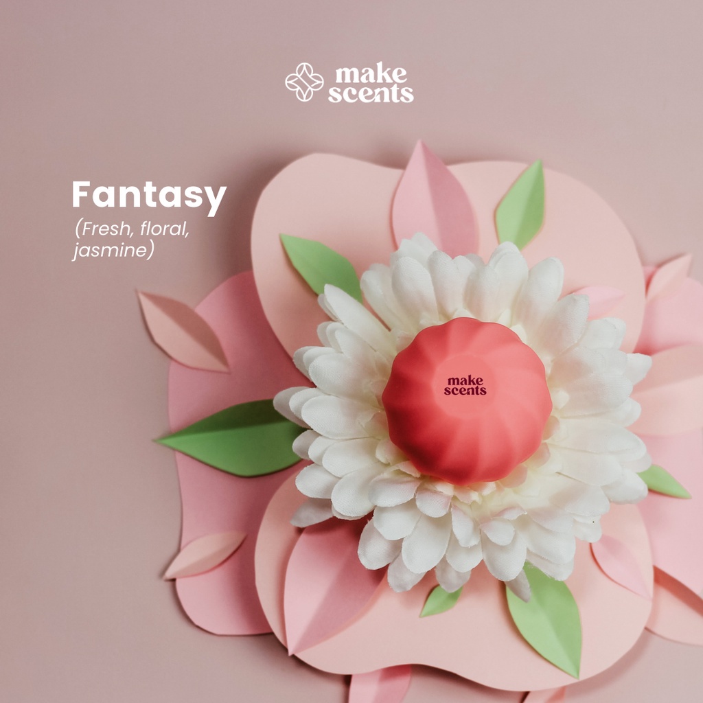 Parfum Pria Yang Disukai Wanita [FANTASY] Make Scents Solid Perfume Solid Perempuan (Floral) 10 gram