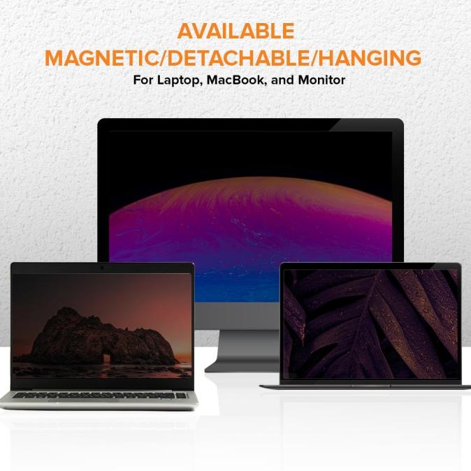 Filter Anti Spy Laptop - Layar Privasi - Anti Radiasi, Anti Blue Light