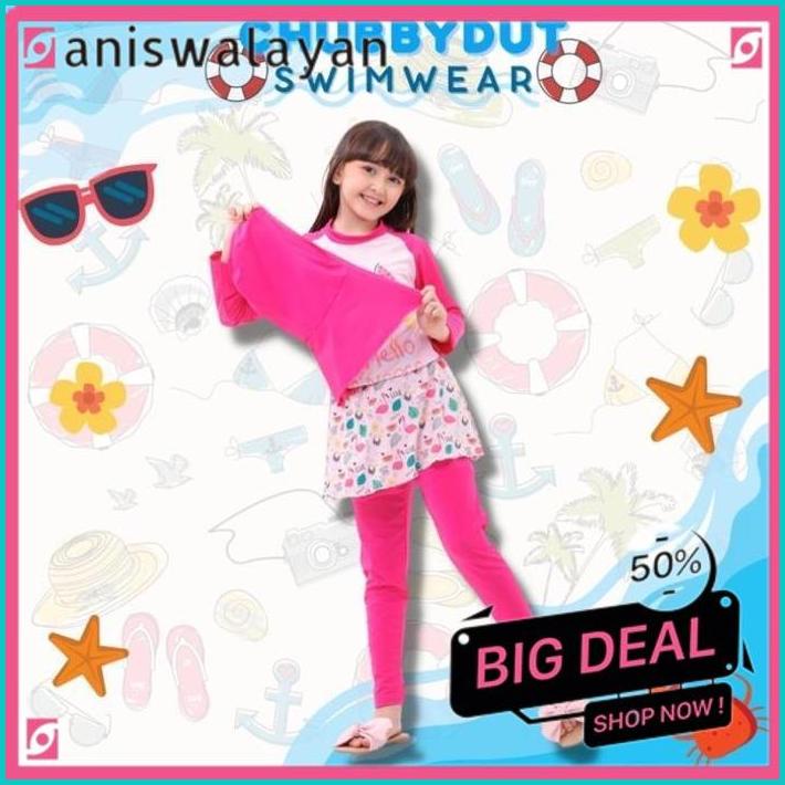BAJU RENANG ANAK PEREMPUAN UNICORN BAJU RENANG MUSLIM ANAK HIJAB BEST PRODUK