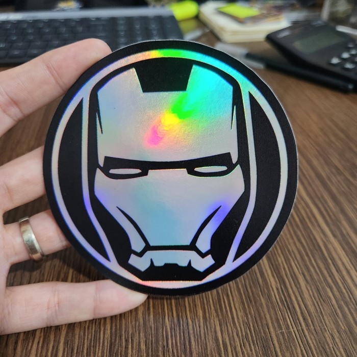 

Sticker Hologram Anime - PSH1734 - Iron Man