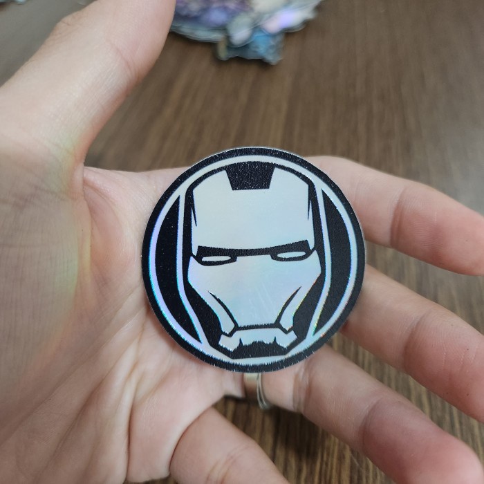 

Sticker Hologram Anime - PSH1712 - Iron Man