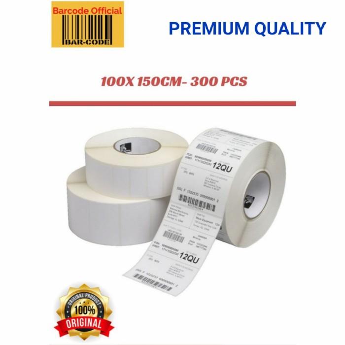 

Penjolo Label Barcode 100 X 150 Mm Label Thermal 300 Pcs