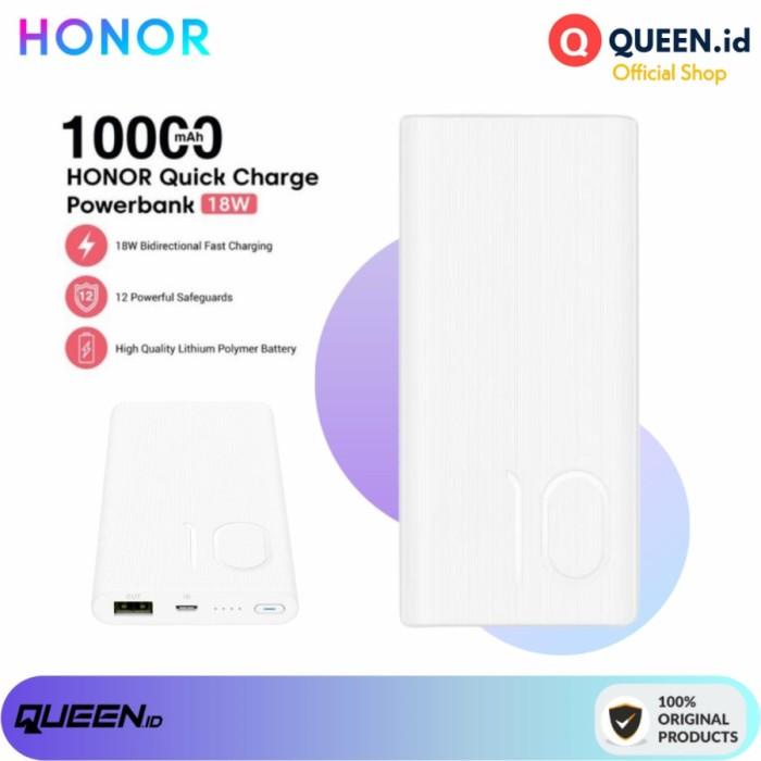 Powerbank Huawei Honor Power Bank 10000Mah Fast Charging 18W Micro Usb 10000 Mah