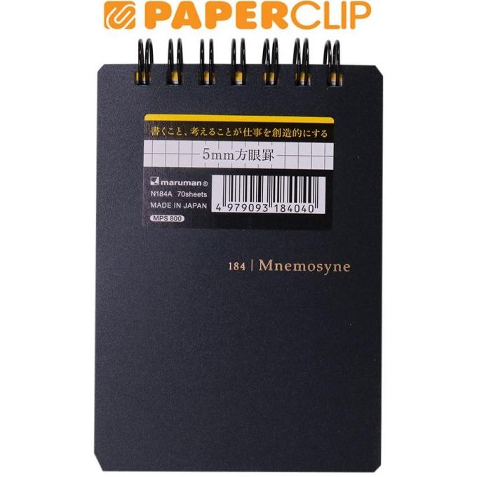 

NOTEBOOK A7 MARUMAN MNEMOSYNE N184A SPIRAL 70S