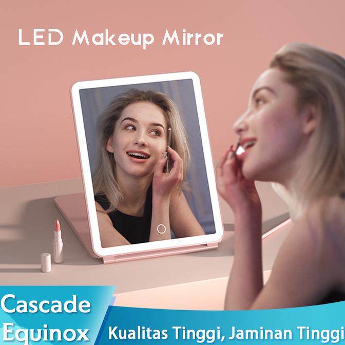 Cermin Makeup LED / Kaca Cermin Lampu Charge / Mirror LED Charge USB