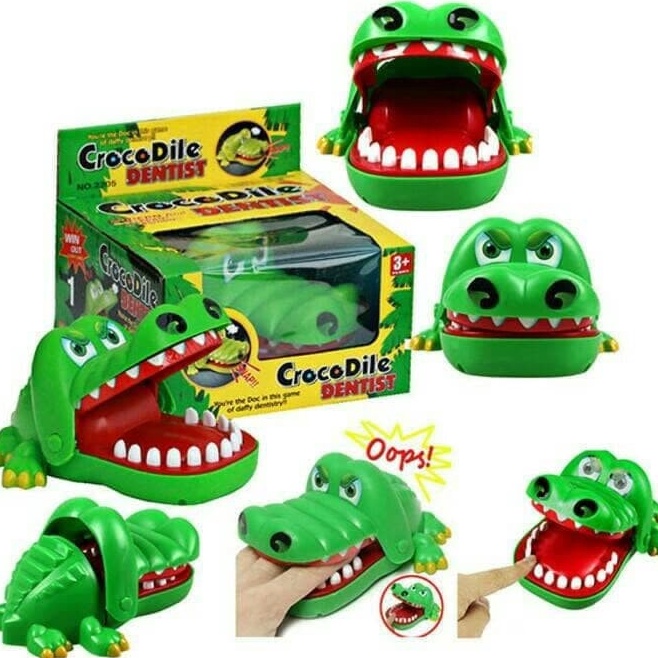 (H➸28-♥) MAINAN GIGIT BUAYA / MAINAN KEPALA BUAYA / PERMAINAN ANAK 3 TAHUN / GAME JEBAKAN LUCU super