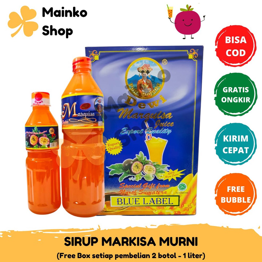 

Jaman Now.. Sirup Markisa Dewi 500 ml Asli Brastagi Halal Gula Murni Marquisa MWL