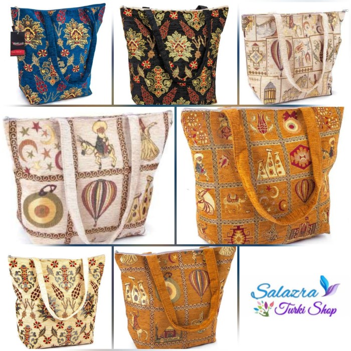 PROMO TAS TAS WANITA KILIM TURKI TOTEBAG TURKI TERMURAH