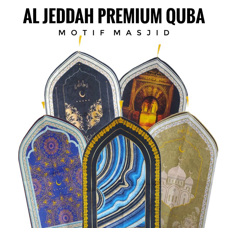 Sajadah Al Jeddah Premium Quba Motif Masjid Ecer Grosir SN