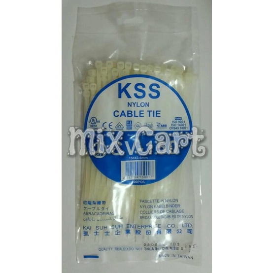 

yang dicari] Kabel Tis (Cable Tie / Ties) KSS CV-150 15cm - Putih (White)