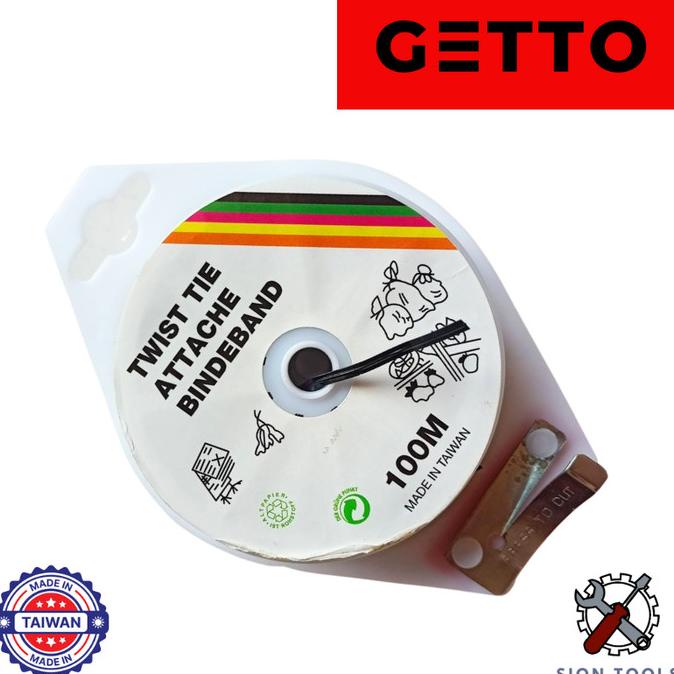 

cusss order] GETTO PENGIKAT KABEL TIES KAWAT PENGIKAT / MAGIC TWIST TIE 100 METER