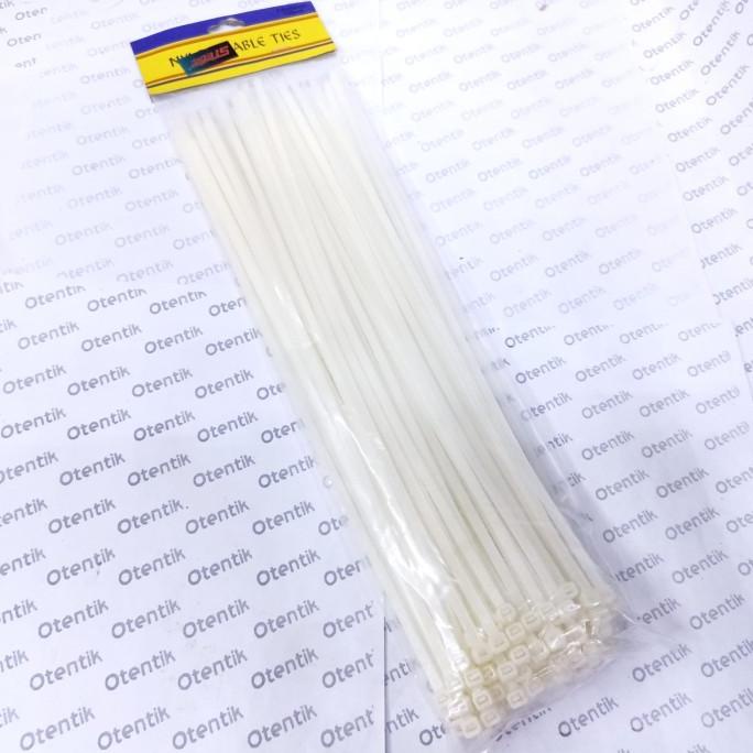 

$$$$] KABEL TIES NILON 35 CM PUTIH - NYLON TIE KABEL IKAT 35CM - TIS 350 MM