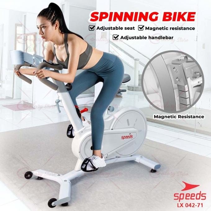 #####] SPEEDS Sport Sepeda Statis Magnetic Bike Alat Olahraga Gym 042-71