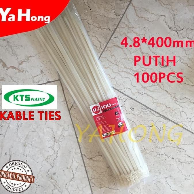 

><><><] CABLE TIES KABEL TIES TIS 40 CM MURAH 4.8*400mm nylon puith