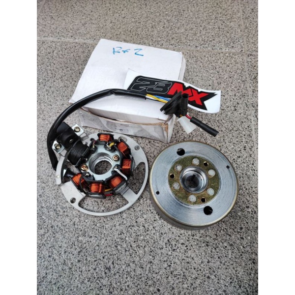 MAGNET RACING KIMCIL PNP YAMAHA RXZ RZR SUDAH DIBUBUT TINGAL PASANG ADA SPOL LAMPU