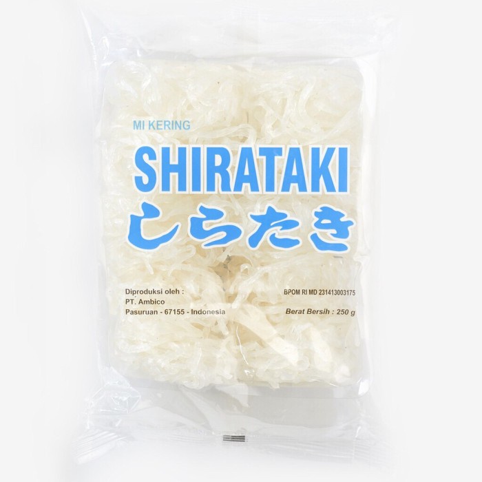 

Dry Shirataki - Mie Kering Shirataki ( isi 10pcs ) 250g
