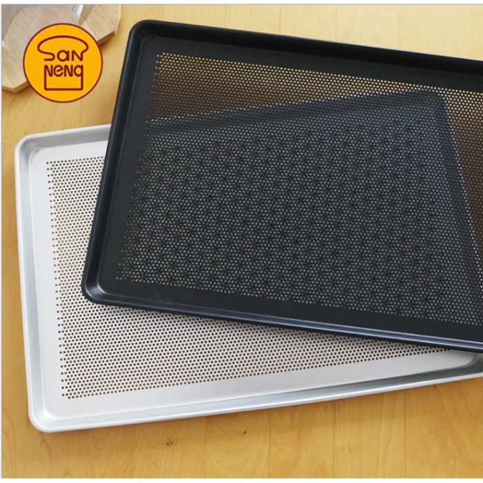 

Sanneng SN1526 - Perforated Baking Tray Black Loyang 60x40 Non Stick