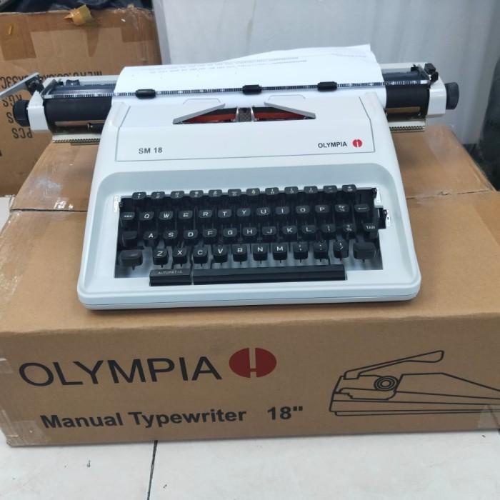 Jilid Mesin Tik Olympia Sm18 / Mesin Ketik Olympia Sm-18 Ukuran Kertas A3