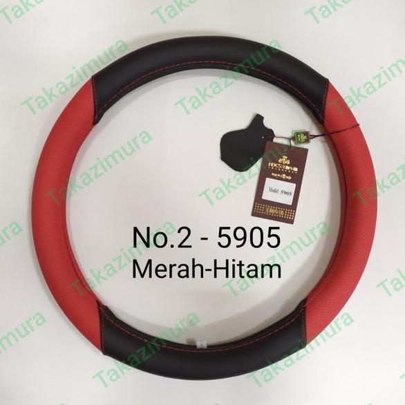 Sarung Cover Stir Setir Kulit Mobil Innova Venturer Asli