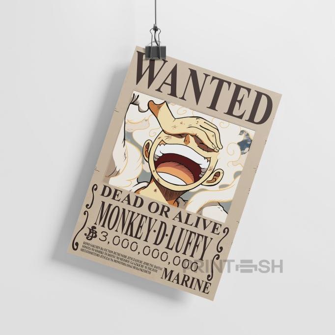 Poster Bounty One Piece Poster Wanted
