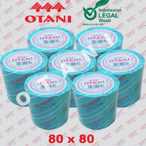 

[KODE RGADD] Thermal Paper Roll 80x80 Otani 19 Core Black