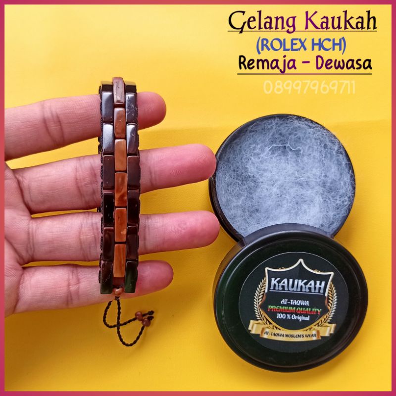Gelang kaukah (ROLEX + WADAH) gelang Kayu kaokah koka kokka kukah kokkah PrIa - Wanita