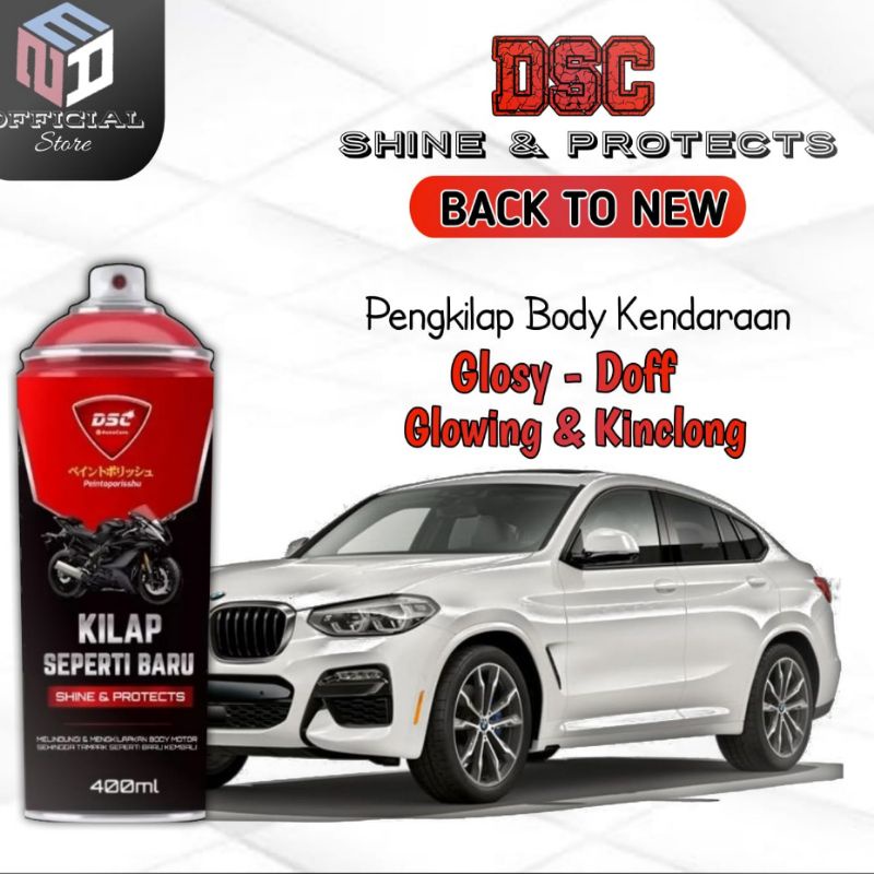 DSC Peintoporisshu Kilap Seperti Baru - Pengkilap dan Penghitam Body Motor