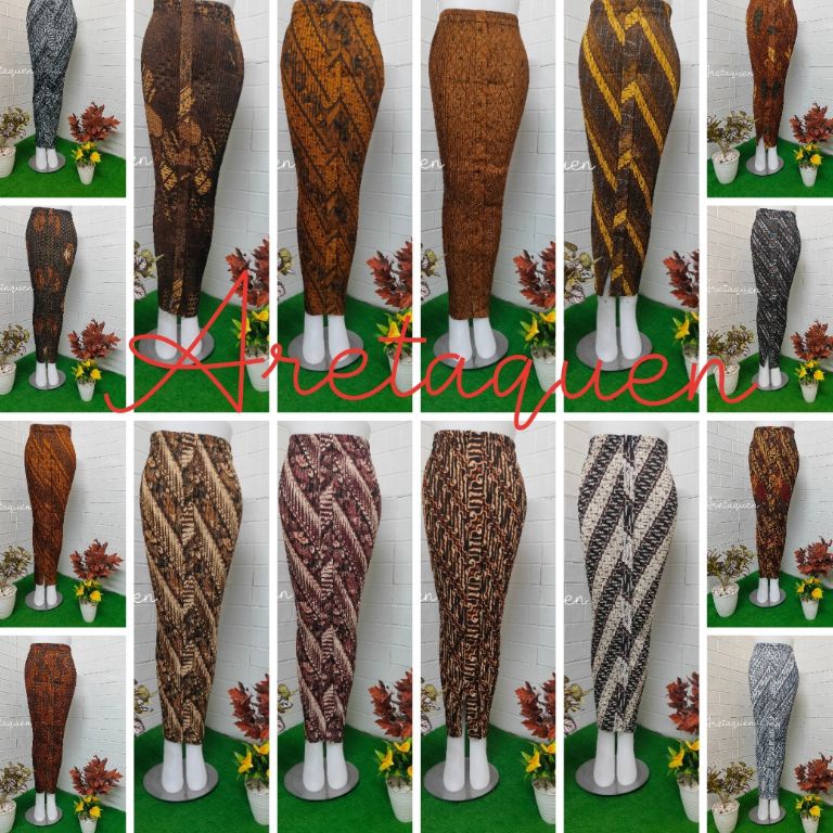 Import ✨Terbaik✨ Rok plisket batik wiru rok plisket batik rok murah bawahan batik rok jumbo rok kond