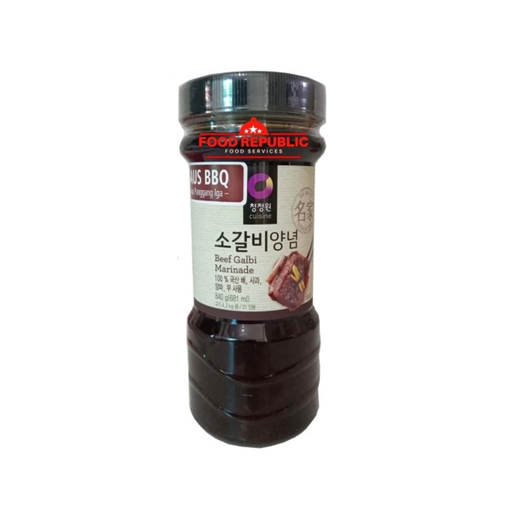 

Bagus Dipakai.. SAUCE MARINADE BEEF GALBI 840 GR CHUNG JUNG ONE - SAUS MARINASI BBQ LEV