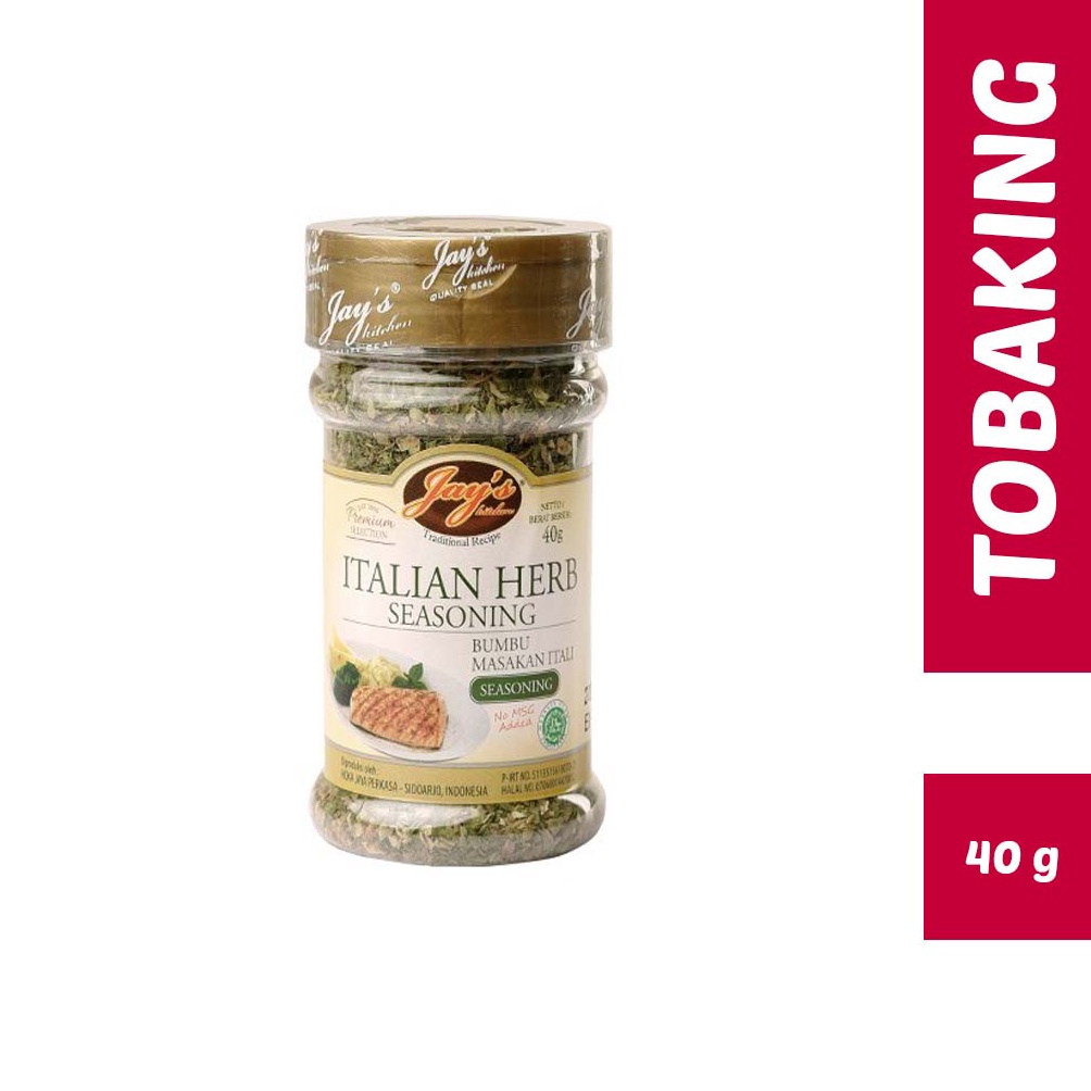 

Best Seller.. Jay's Italian Herb Seasoning 40gr / Jays Bumbu Masakan Itali BYG