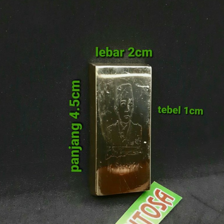 (V❤M7.♥] Barang Antik Replika Emas Batangan Lm Sukarno Istimewa berkualiitas