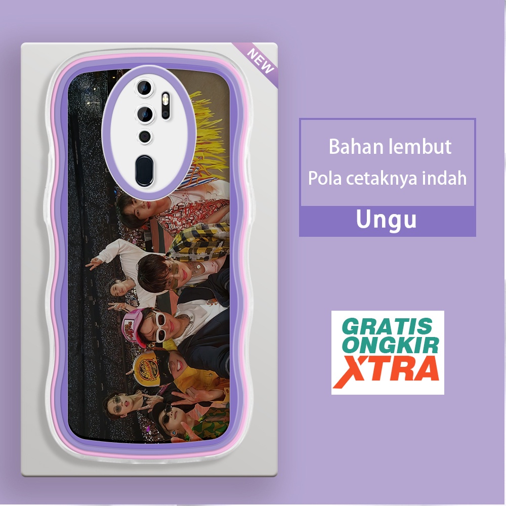 Mulia OPPO NEO 9 A3S A5 A7 A5S A9 2020 A12 A12S A12E Casing Ponsel Pola Konser BTS bintang Korea war