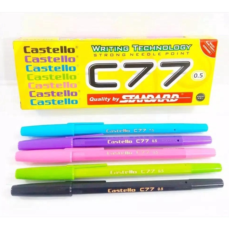 

[KODE PRODUK BDPQF7251] Pen Castello C77 (12Pcs)