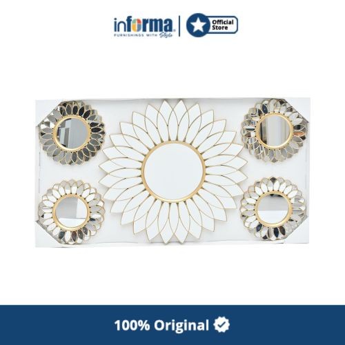 Informa - Hiasan Dinding Set 5 Pcs Km35 - Gold