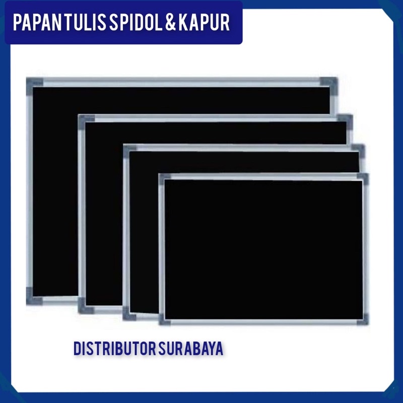 

PAPAN TULIS 60X90CM SPIDOL DAN KAPUR WHITEBOARD / BLACKBOARD UKURAN 60X90