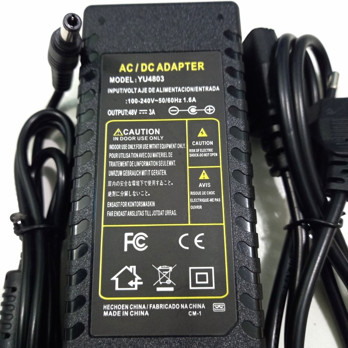 Terlaris Adaptor 48V 3A / Adapter 48V 3A / Adaptor 48 Volt / Switching Adaptor