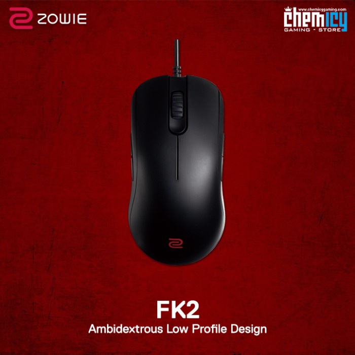 BenQ FK2 - Mouse Gaming Ambidextrous 3200 DPI Putih