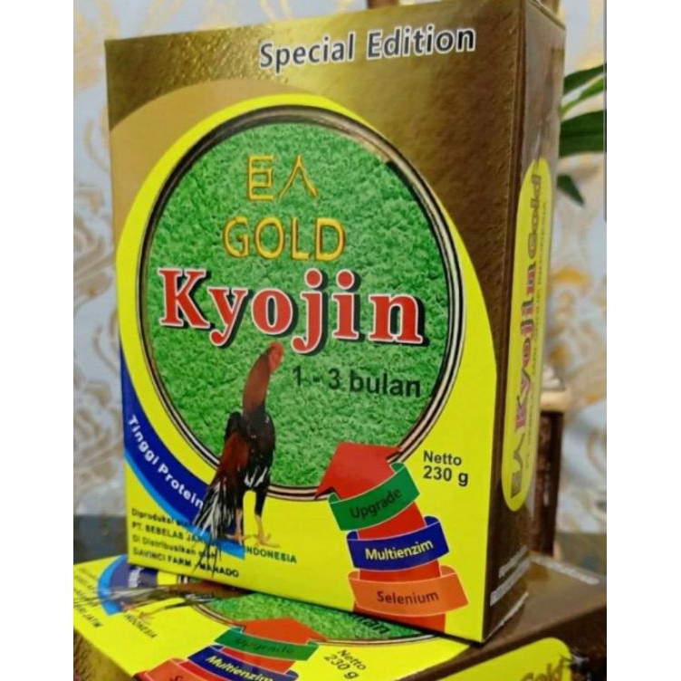 [Y♫CZ.➸) kyojin gold pakan ayam 230gr kyojin special edition pakan ayam raksasa anak ayam remaja has