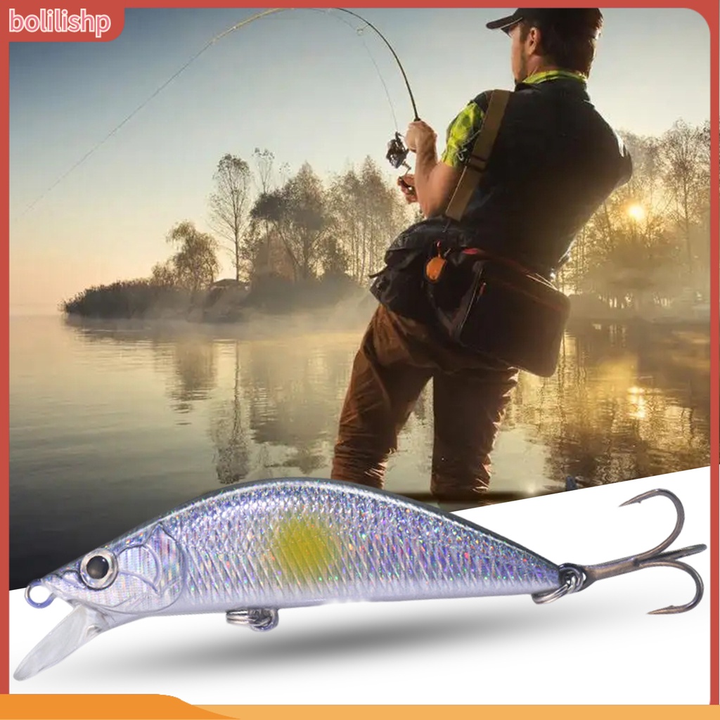 [Bolilishp] 5.5cm Umpan Keras 3D Simulasi Fisheye Tajam Kait Mainan Manik-Manik Panjang Pengecoran Laut Memancing Bass Umpan Memancing Luar Ruangan