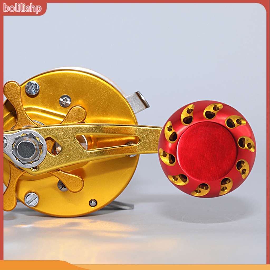 [Bolilishp] fishing Reel Handle Knob Berongga Keluar Bulat Kuat DIY Ultralight Modifikasi Paduan Aluminium Tahan Aus Spinning Reel Grip Knob Perlengkapan Memancing