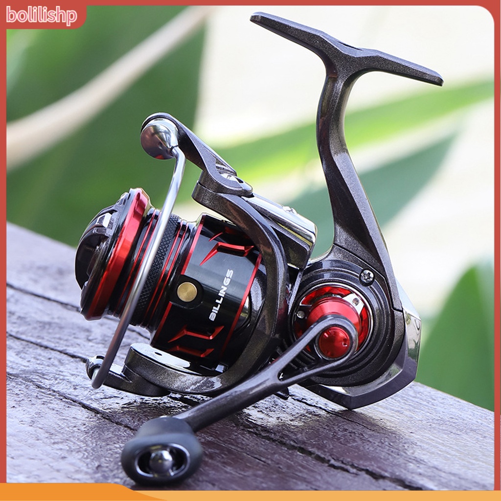 [Bolilishp] billings Spinning Reel Shallow Line Cup Dual Rocker Arm Low Noise Halus Ultra-light High-speed Metal Long Casting Rakit Memancing Roda Perlengkapan Memancing