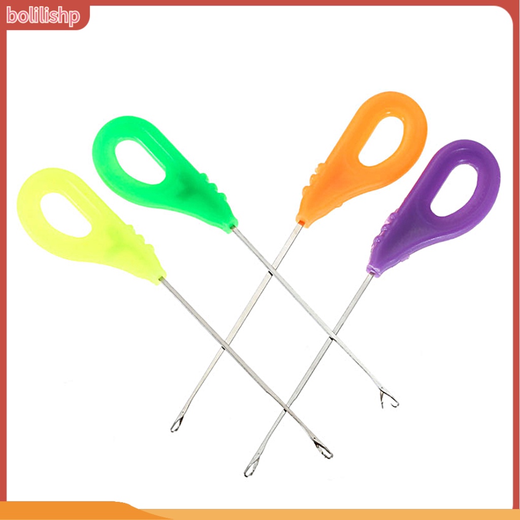 [Bolilishp] fishing Rambut Rig Portable Non-slip Handle Ujung Tajam Anti-Karat Tahan Lama Lure Penetration Mini Stainless Steel Tandon Memancing Umpan Jarum Alat Pancing