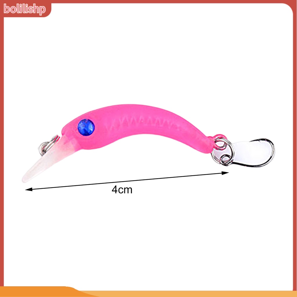 [Bolilishp] 7pcs/set 1.5g/4cm Memancing Umpan 3D Mata Tajam Kait Universal Mini Simulasi Ikan Kecil Topwater Umpan Buatan Memancing Aksesoris