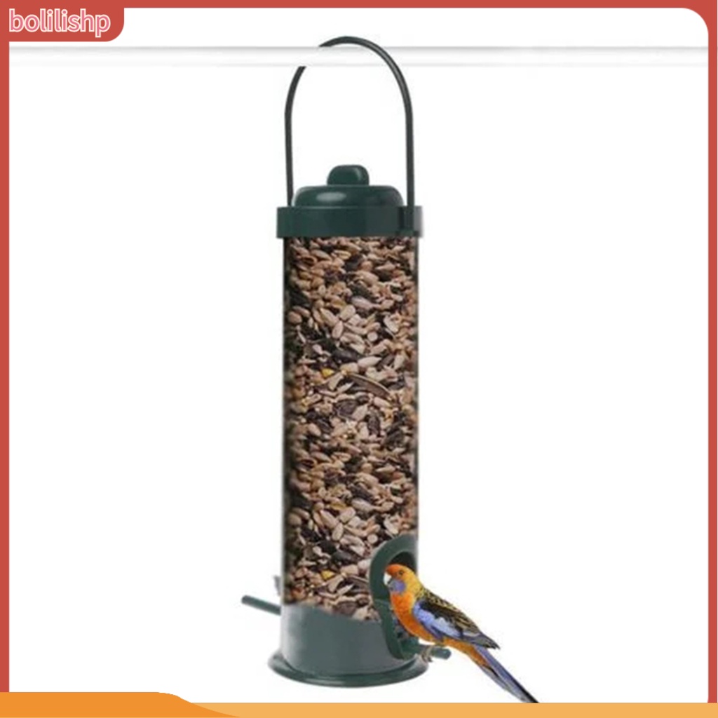 &lt;Bolilishp&gt; Tempat Makan Burung Beo Gantung Portable Untuk Outdoor / Taman