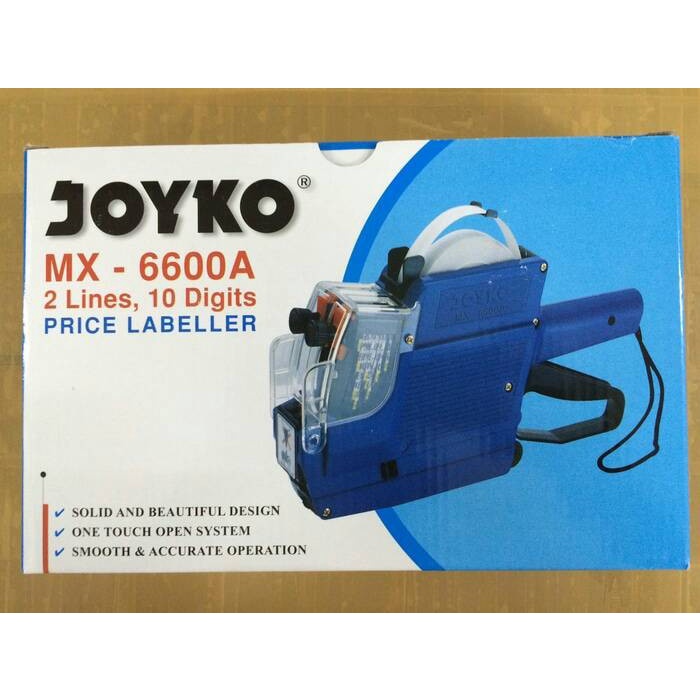 

Paket Joyko MX-6600A (Huruf,Angka) - Alat Lebel Harga