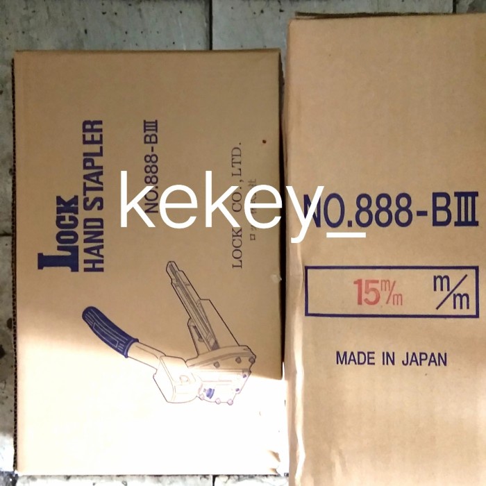 

lock hand staples 15 mm JAPAN asli /alat steples karton kardus