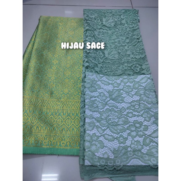 Set Kain Songket + Kain Renda (2in1) WAJIB CHAT ADMIN